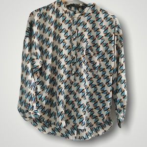 Zara Woman Designed Long Sleeve Blouse